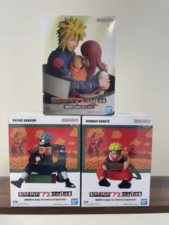 NARUTO フィギュア 72 series ミナト クシナ カカシ ナルト - メルカリ