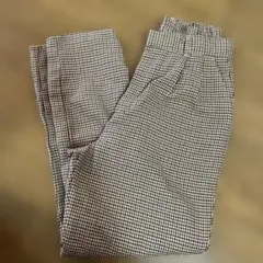 ティティベイト　アンクルパンツ　千鳥格子　Mのサムネイル