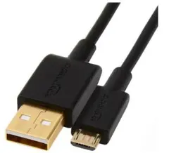 マイクロ USB ケーブル 3.0m (USB-A 2.0 - Micro-B)