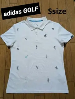 最終値下げ❗adidasgolf PLAY GREEN モノグラム刺繍 半袖ポロのサムネイル