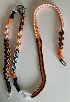 スマホショルダーストラップ　ハンドストラップ　2way ハンドメイド　パラコード