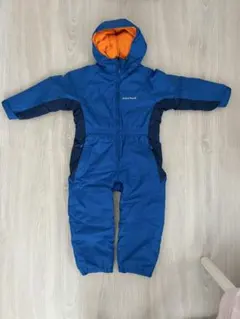 mont-bell パウダーカバーオール キッズ 110 スキーウェア パウダーステップ パーカ Kid's 110-120 ｜ オリジナルプリント