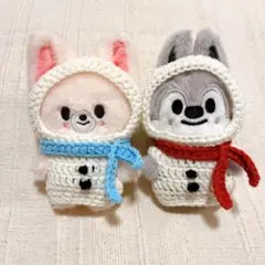 straykids SKZOO 10cmぬい用 雪だるまコスチューム