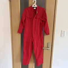 レッドオーバーオール つなぎ120サイズ