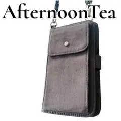 【極美品】AfternoonTea スマホショルダーバッグ カード ウォレット