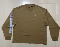 ELEMENT ブラウン 長袖カットソー L