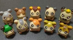 とっとこハム太郎　ソフビ　指人形　フィギュア　10個セット　おまとめ売り