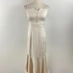 新品 Louere ルエレ デザインキャミワンピース マーメイド ロング丈 M