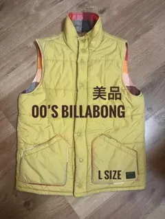 00’s BILLABONGリバーシブルベストメンズマルチカラー L size