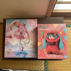 初音ミク AMP+ フィギュア 桜Ver. & GUNDAM×Mikuセット