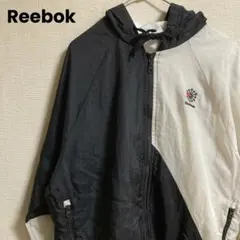 90s Reebok ジップアップ ナイロンジャケット パーカー