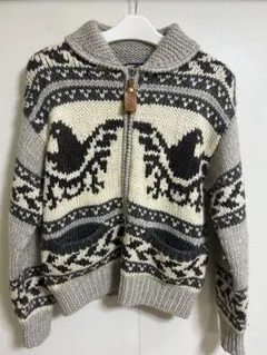 FIRST DOWN ファーストダウン カウチンニット セーター ジャケット