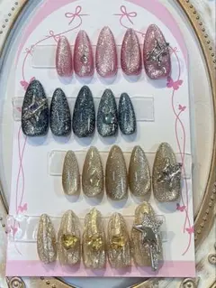 現品限り♡ イメージネイル ポッセカスタムセット ネイルチップ 概念ネイル