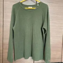 ハリウッドランチマーケット　ストレッチフライスロンT グリーン　LL