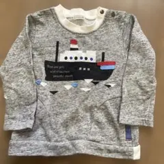 船柄裏毛トレーナー95