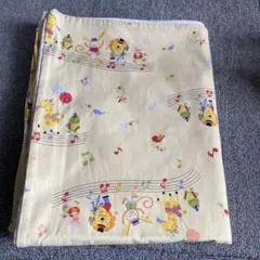アニマル柄　動物柄　子供用敷布団シーツ　保育園用　ライオン 105×130