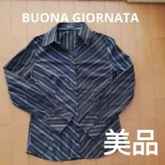 BUONA GIORNATA ストライプシャツ M 美品