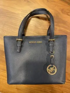 MICHAEL KORS ネイビー トートバッグ