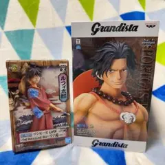 ワンピースフィギュア 2点セット　ルフィ太郎 エース 未開封のサムネイル