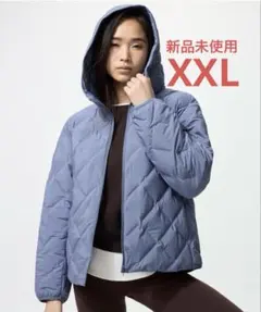 UNIQLO パフテックパーカXXL BLUE
