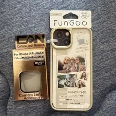 FunGoo ガードケース カメラレンズアクセサリー iPhone用 セット品