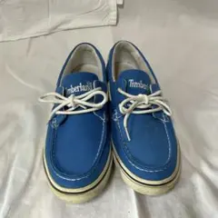 Timberland 青 スニーカー　26.5 27のサムネイル
