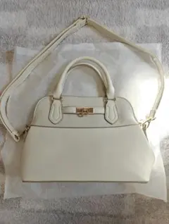 短期出品！any SIS ホワイト 2WAY ショルダーバッグのサムネイル