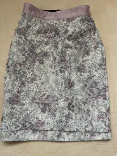 アプワイザーリッシェ　リバーシブルスカート　1 Mサイズ　レース　ネイビー