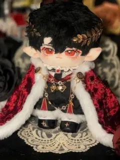 ぬい服 20cm 赤　レッド 王様 推し活 着せ替え アイドル コスプレ マント
