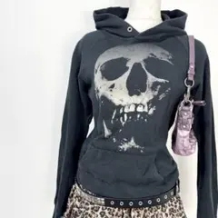 名作 ストロベリー スカル パーカ M ブラック ヒステリックグラマー ドクロ 名作 ストロベリー スカル パーカ M ブラック ヒステリックグラマー