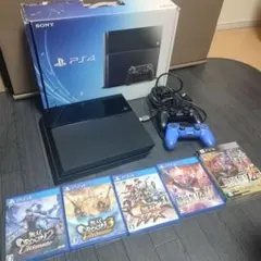 SONY PS4 本体 コントローラー2個、無双シリーズソフト付き