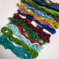Cosmo カネボウ他 刺繍糸 16色セット まとめ売り
