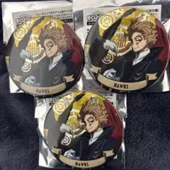 3点セット　ホークス　十傑　缶バッジ　ヒロアカ