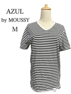 最終値下げ！AZUL byMOUSSY Tシャツ M ボーダー レディース