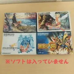 ゲームボーイアドバンス　ソフトなし　空箱　箱、説明書等のみ