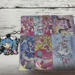 断*迎様 プリキュア カード 7枚 ラバーストラップ1点セット