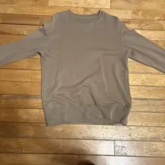 トレーナー(ブラウン クルーネック 長袖)