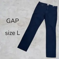 GAP ストレートパンツ ズボン チノパン ネイビー 無地 紺 シンプル　古着
