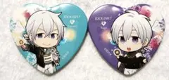 アイドリッシュセブン　アイナナ　アニカフェ　四葉 環　逢坂 壮五　ハート缶バッジ