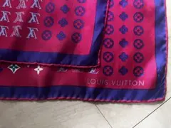LOUIS VUITTON スカーフ ピンク 紫