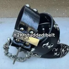 Mcbling grunge ウエスタンベルト スタッズベルト Y2K 平成