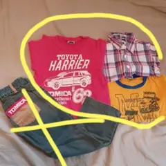 トミカ☆100cm　トレーナー、シャツなど　セット
100cm
