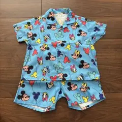 ミッキーマウス 半袖シャツとショートパンツセット 100cm