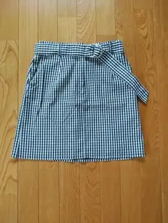 しまむら ギンガムチェック タイトスカート ミニスカート