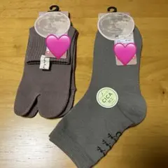 しまむら　tal. by yumi. ソックス 2足セット　ココア　カーキのサムネイル