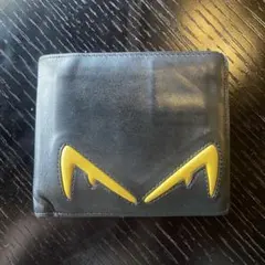 FENDI 二つ折り財布 黒/黄色のサムネイル