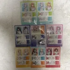 ローソン学園アイドルマスターオリジナルクリアシート全７種コンプリート8点セット