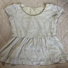 【再値下げ】【良品】ロペピクニック レース地 Tシャツ（袖短め）