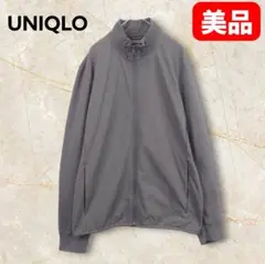 UNIQLO ドライEX ストレッチ ジップジャケット M グレー 使用感少なめ