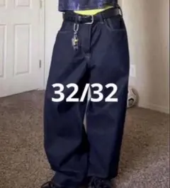 GAP ギャップ29/30スーパーバギーデニムパンツ ダークリンス 大人気